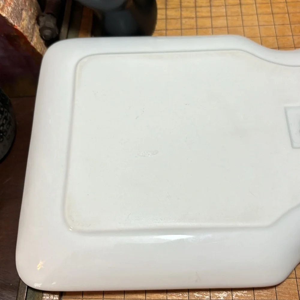 Pier 1 White Porcelain Serving Tray 14.75”Lx7.5”Wx7/8”H EUC Meat Cheese - Picture 9 of 12